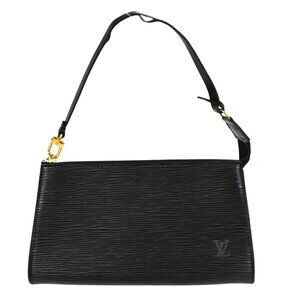 Louis Vuitton Black Epi Pochette Accessoires 24 Handbag M52952 AR0965 XX06646